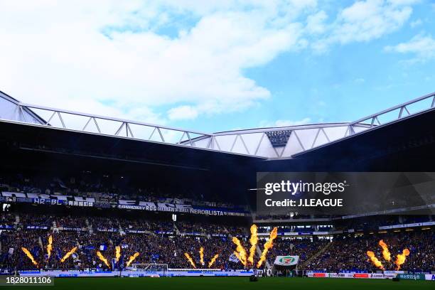 General view prior to the J.LEAGUE Meiji Yasuda J1 34th Sec. Match between Gamba Osaka and Vissel Kobe at Panasonic Stadium Suita on December 03,...