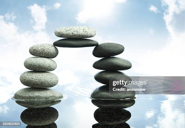 bridge of balance - bridging the gap stock pictures, royalty-free photos & images