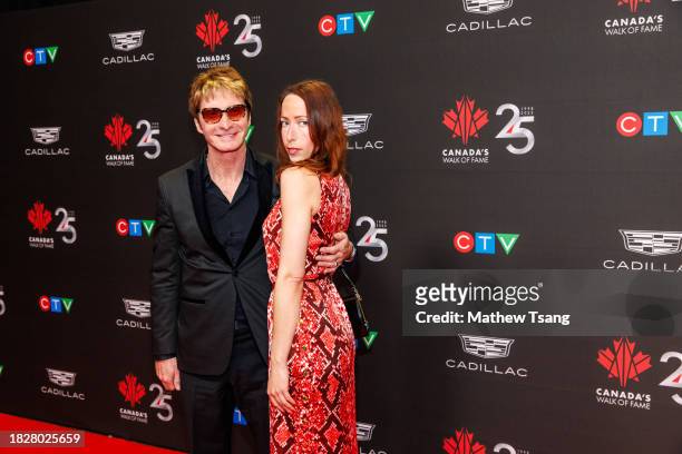 Mark Holmes and Sofia Sinclair attend Canada’s Walk of Fame’s 25th Anniversary Celebration at Metro Toronto Convention Centre on December 02, 2023 in...