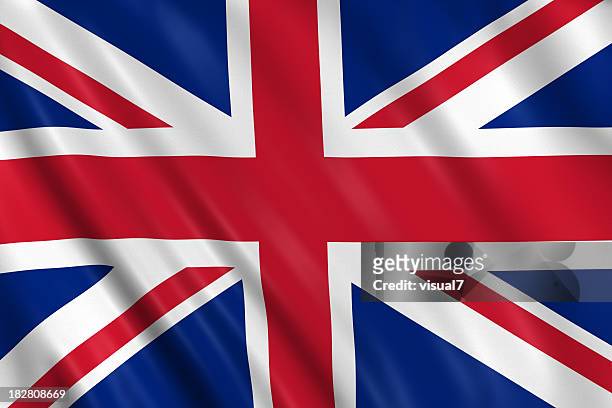großbritannien-flagge - union jack stock-fotos und bilder