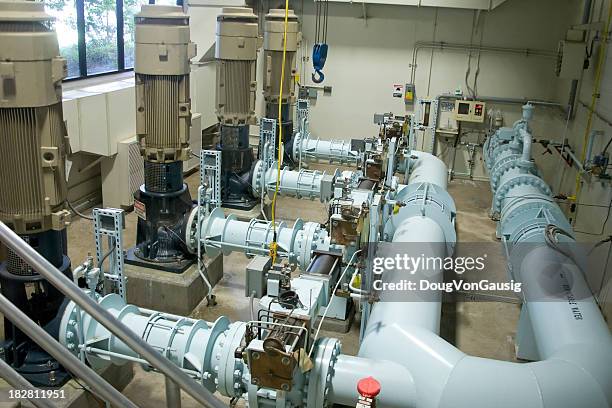 wastewater pumping station - sewage stock pictures, royalty-free photos & images