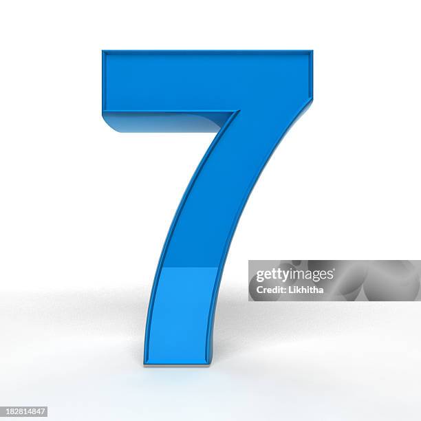 the number 7 - number 7 stock pictures, royalty-free photos & images