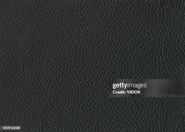 black leather. - leather pattern stock pictures, royalty-free photos & images