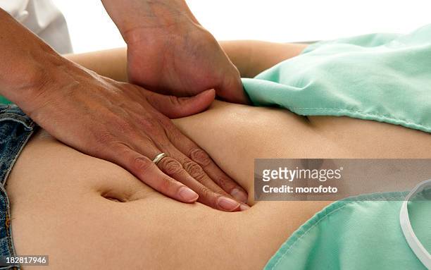 physical check up - stomach stock pictures, royalty-free photos & images