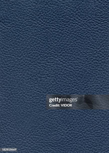 blauem leder - leder stock-fotos und bilder