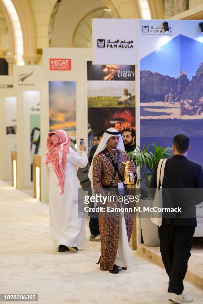 General view of attendees at the Red Sea International Film Festival 2023 on December 03, 2023 in Jeddah, Saudi Arabia.