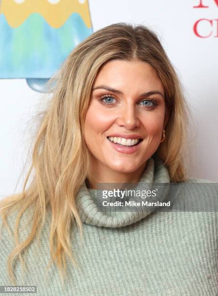 Ashley James attends the premiere of Channel 4's "Mog's Christmas" at the Odeon Luxe Leicester Square on December 03, 2023 in London, England.
