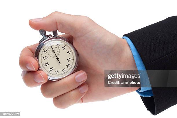 segurar parar relógio - ponteiro dos minutos imagens e fotografias de stock