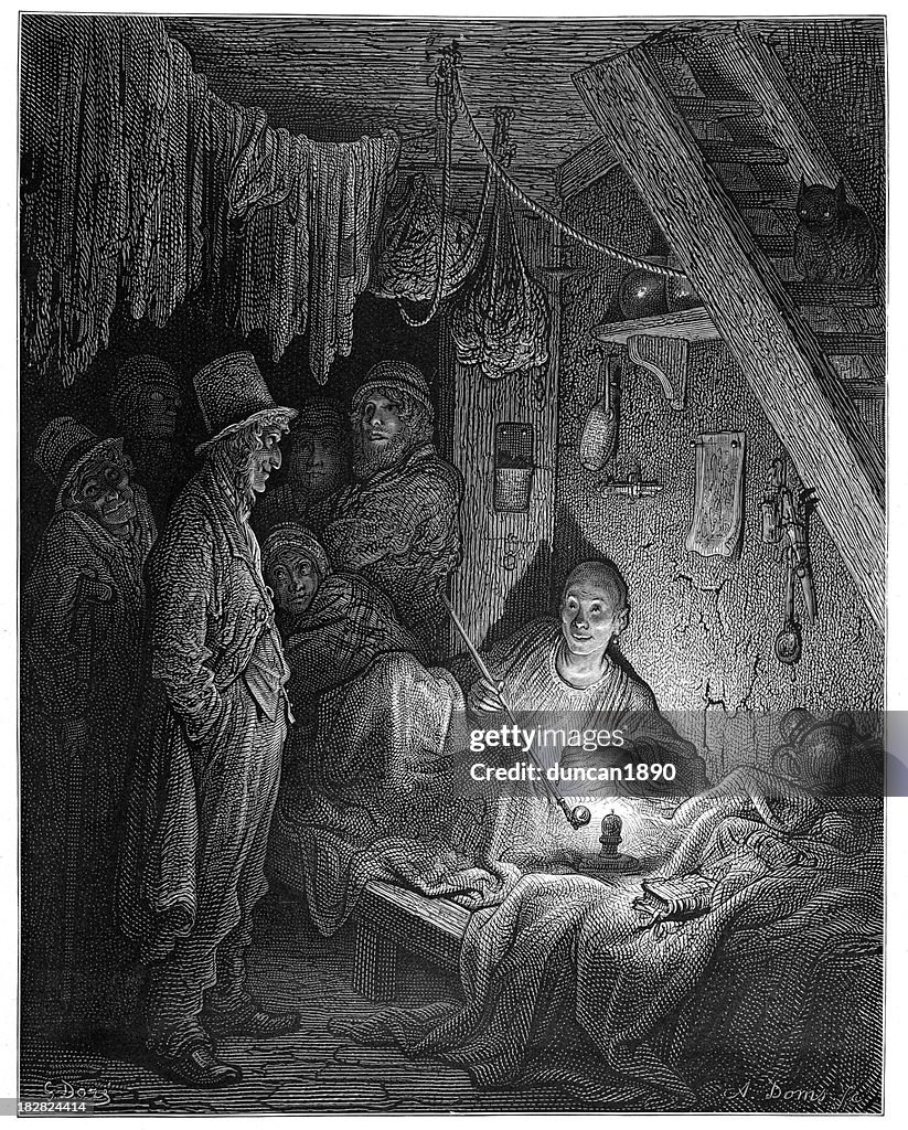 Victorian London - An Opium Den
