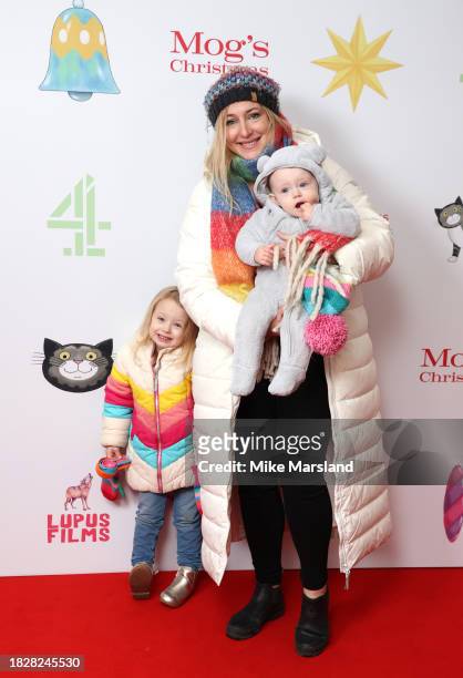 Ali Bastian attends the premiere of Channel 4's "Mog's Christmas" at the Odeon Luxe Leicester Square on December 03, 2023 in London, England.