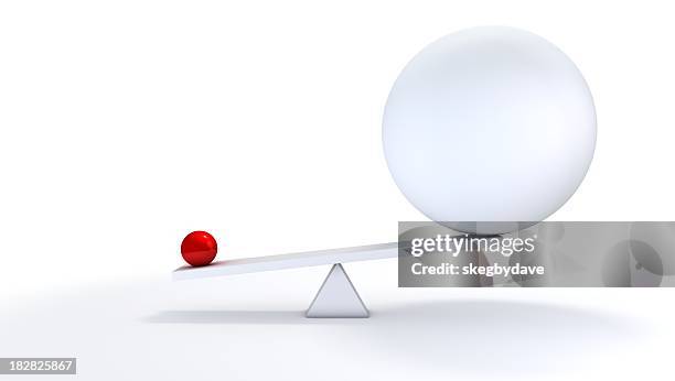 small ball out balance. - smallest stock pictures, royalty-free photos & images