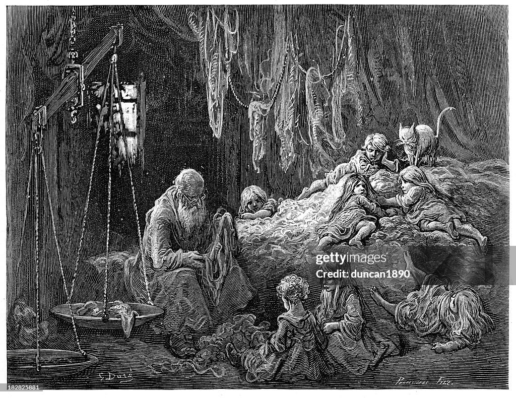 Victorian London - Rag merchants home