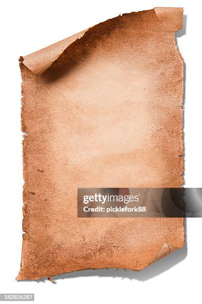 old paper - coiling stock pictures, royalty-free photos & images