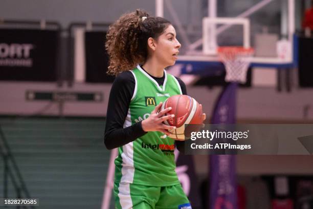 Laura Oliveira of Bcmf in action during LF2 Day 8: Toulouse Métropole Basket and BCMF Basket Club Montbrison Féminin at the Petit Palais des Sports...