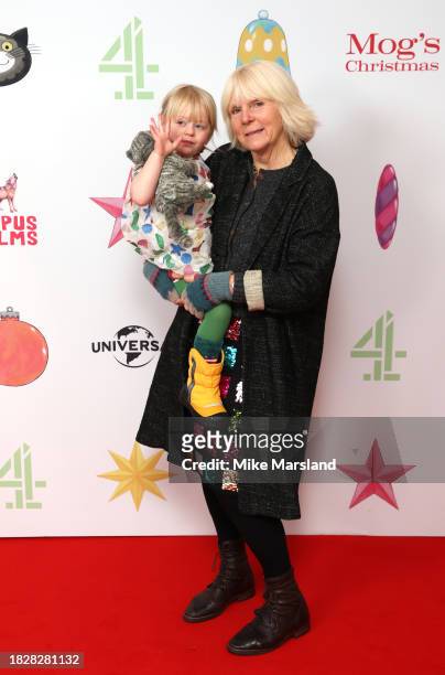 Joanna Harrison attends the premiere of Channel 4's "Mog's Christmas" at the Odeon Luxe Leicester Square on December 03, 2023 in London, England.