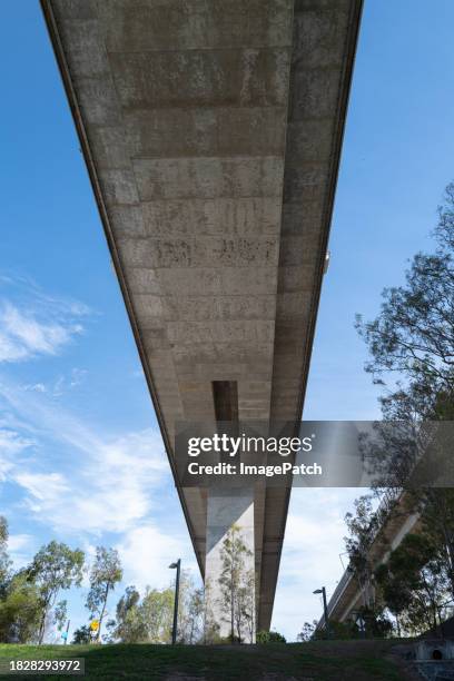 brisbane gateway bridges motorway (sir leo hielscher bridges) - duplicate bridge stock pictures, royalty-free photos & images