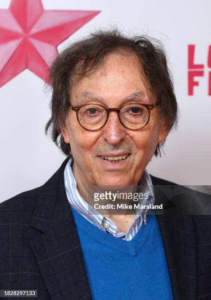 Don Black attends the premiere of Channel 4's "Mog's Christmas" at the Odeon Luxe Leicester Square on December 03, 2023 in London, England.