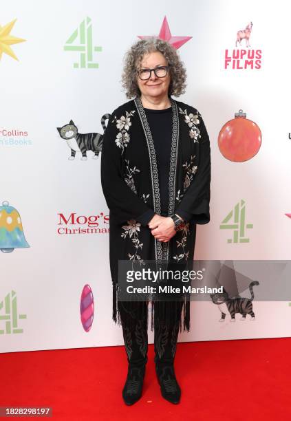 Tacy Kneale attends the premiere of Channel 4's "Mog's Christmas" at the Odeon Luxe Leicester Square on December 03, 2023 in London, England.
