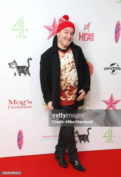David Arnold attends the premiere of Channel 4's "Mog's Christmas" at the Odeon Luxe Leicester Square on December 03, 2023 in London, England.