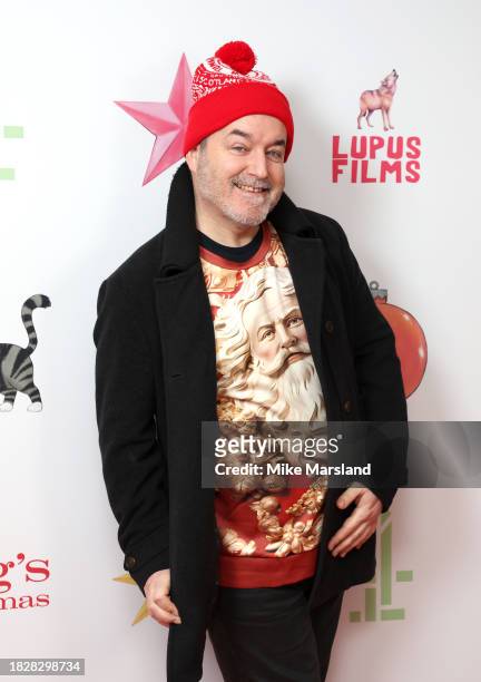David Arnold attends the premiere of Channel 4's "Mog's Christmas" at the Odeon Luxe Leicester Square on December 03, 2023 in London, England.