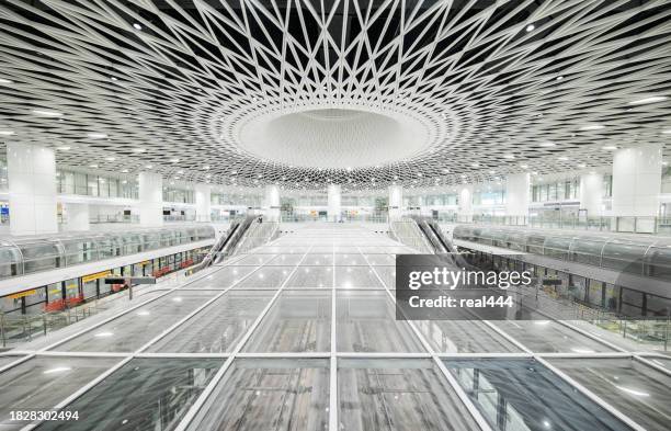 shenzhen metro station, china - shenzhen mall stock pictures, royalty-free photos & images