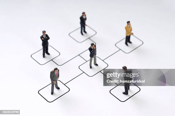 organization chart - menselijke vorm stockfoto's en -beelden