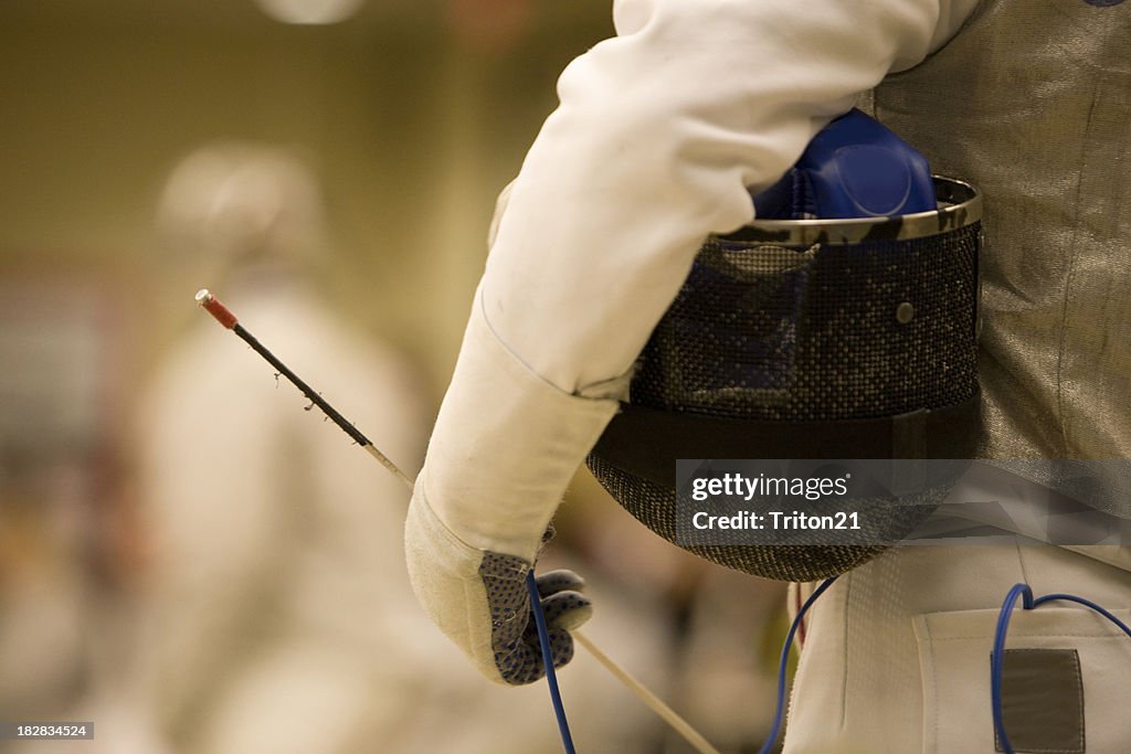 Fencing Woman