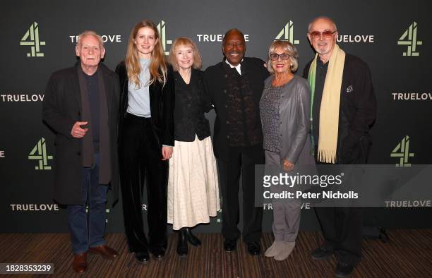 Karl Johnson, Chloe Wicks, Lindsay Duncan, Clarke Peters, Sue Johnston and Peter Egan attend the preview and Q&A for "Truelove" at BFI Southbank on...
