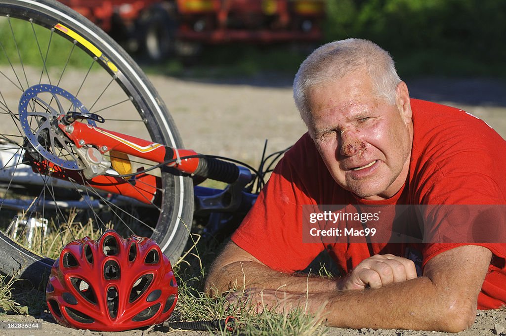 Injured Senior after Bike Crash
