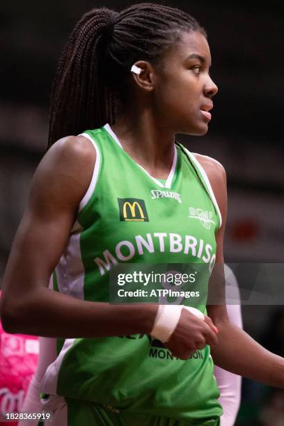 Emma Villas-Gomis of Bcmf seen during LF2 Day 8: Toulouse Métropole Basket and BCMF Basket Club Montbrison Féminin at the Petit Palais des Sports on...