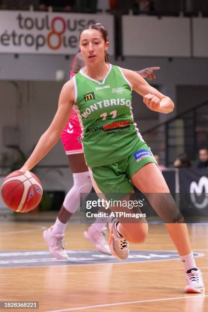 Eiza Louveton of Bcmf in action during LF2 Day 8: Toulouse Métropole Basket and BCMF Basket Club Montbrison Féminin at the Petit Palais des Sports on...