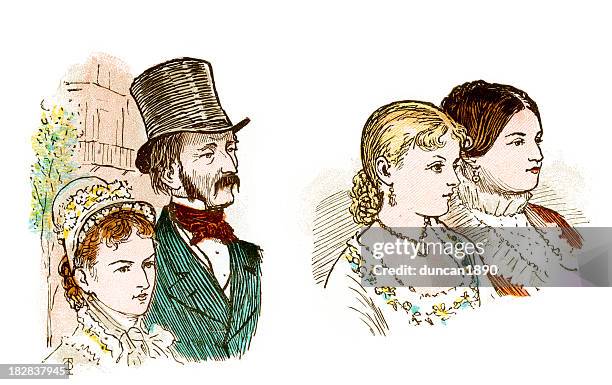 illustrations, cliparts, dessins animés et icônes de la victoria - jane austen