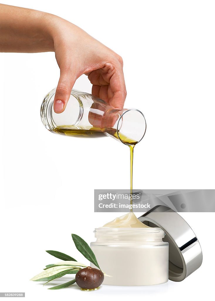 Aceite de oliva crema facial