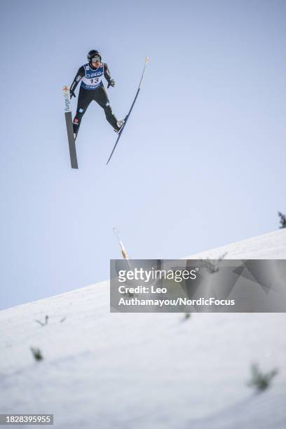 Fabian Riessle of Germany competes during FIS World Cup Nordic Combined Mens Gundersen HS140/10km on December 3, 2023 in Lillehammer, Norway.