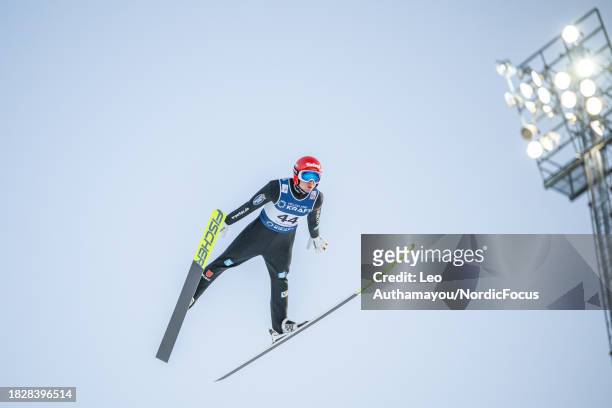 Terence Weber of Germany competes during FIS World Cup Nordic Combined Mens Gundersen HS140/10km on December 3, 2023 in Lillehammer, Norway.