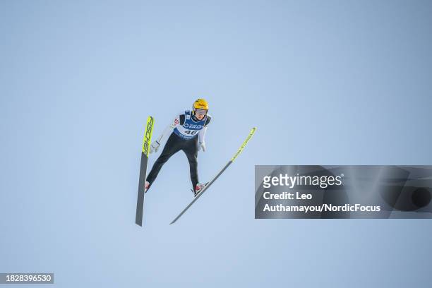 Eero Hirvonen of Finland competes during FIS World Cup Nordic Combined Mens Gundersen HS140/10km on December 3, 2023 in Lillehammer, Norway.