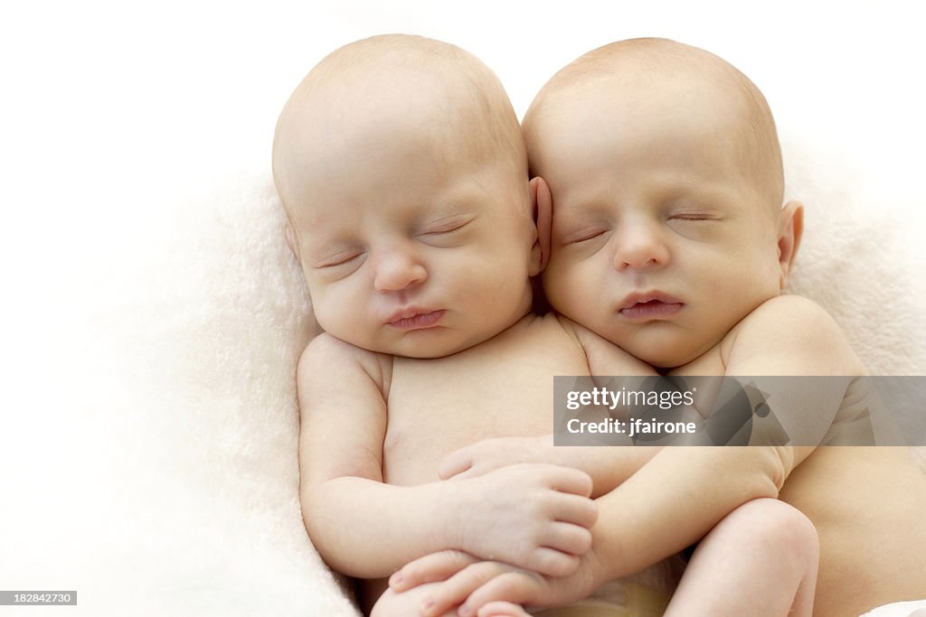 Neonato gemelli dormire