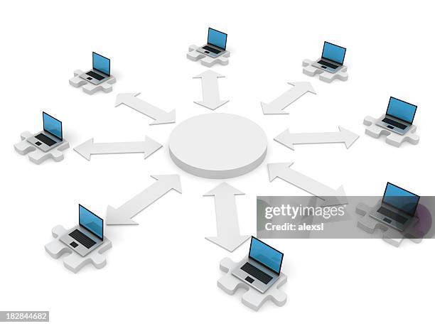 Network Puzzle High-Res Stock Photo