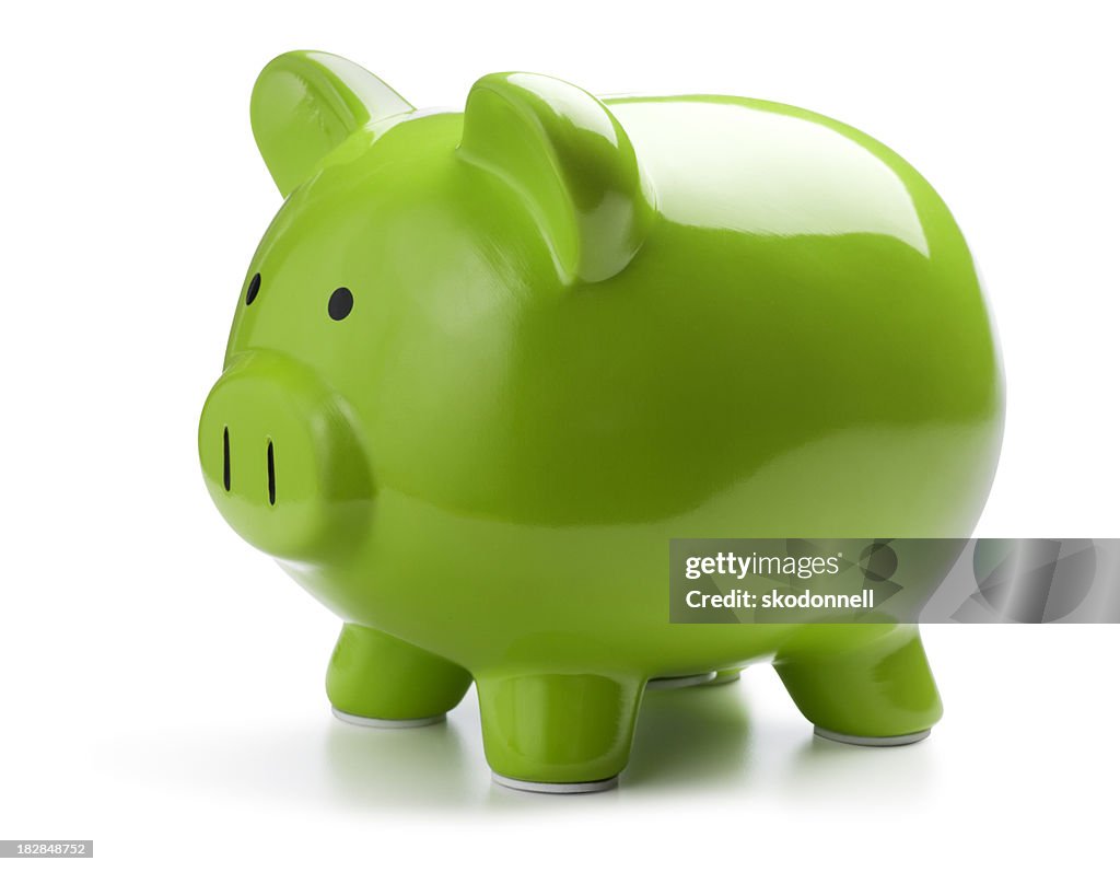 Green Piggy Bank