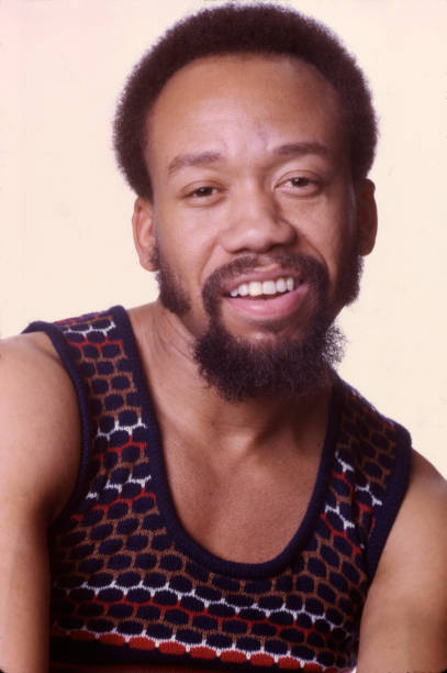 Close-up portrait of Maurice White, Grammy award winning singer and songwriter, and one of the founding members of the music group Earth, Wind, and...
