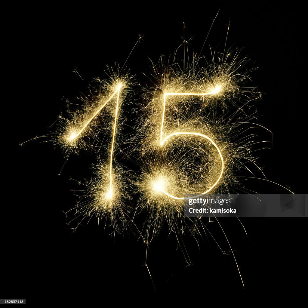 Sparkling Celebration Number Fifteen