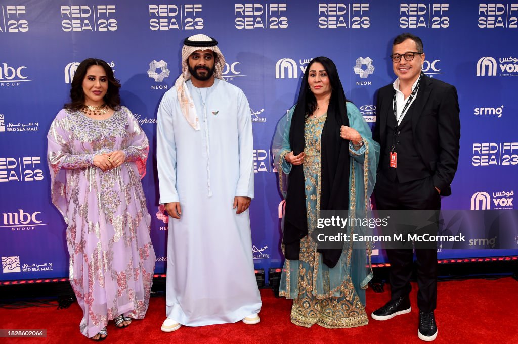 Si Rashed Hasan Huda Alghanim, Rashed Hasan, Hira Mahmood and Osman Aboubakr attend ...