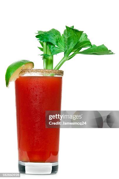 caesar cocktail - bloody mary stock pictures, royalty-free photos & images