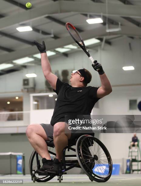 Chris Hughes during the Wheelchair Tennis National Finals 2023 at The Shrewsbury Club on December 03, 2023 in Shrewsbury, England.