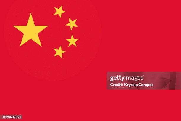 flag of china - chinese vlag stockfoto's en -beelden