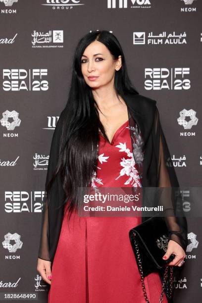 Regina Salpagarova attends the red carpet for "To My Son" during the Red Sea International Film Festival 2023 on December 03, 2023 in Jeddah, Saudi...