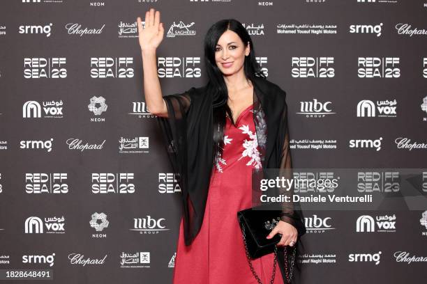 Regina Salpagarova attends the red carpet for "To My Son" during the Red Sea International Film Festival 2023 on December 03, 2023 in Jeddah, Saudi...