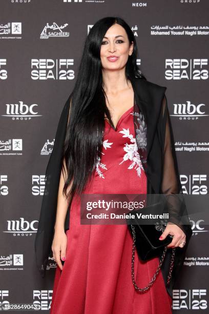 Regina Salpagarova attends the red carpet for "To My Son" during the Red Sea International Film Festival 2023 on December 03, 2023 in Jeddah, Saudi...