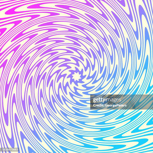 concentric spiral background - sonar stock illustrations