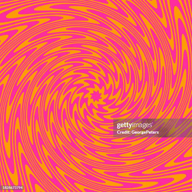 concentric spiral background - sonar stock illustrations